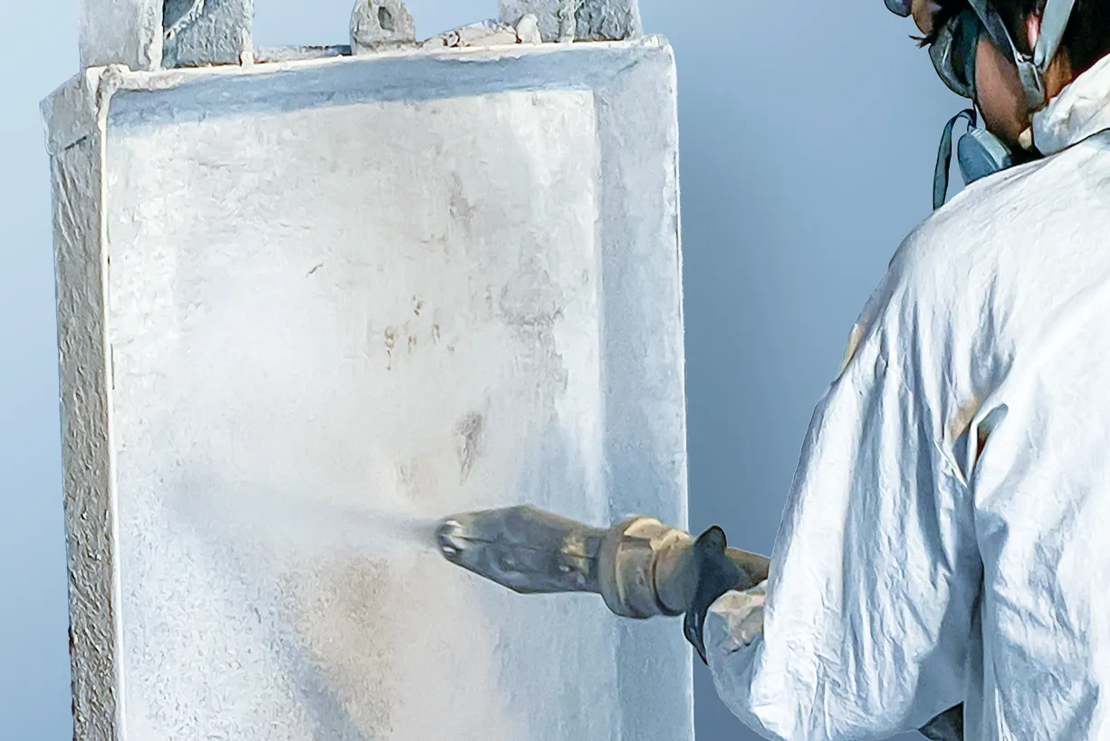 緻密質乾式吹付キャスタブル<br>アサヒキャスター® GRAMシリーズ